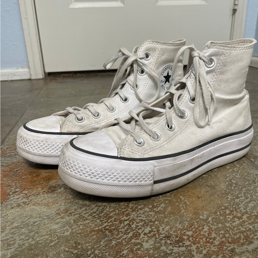 Converse Women's High-Top Sneakers - Off-White